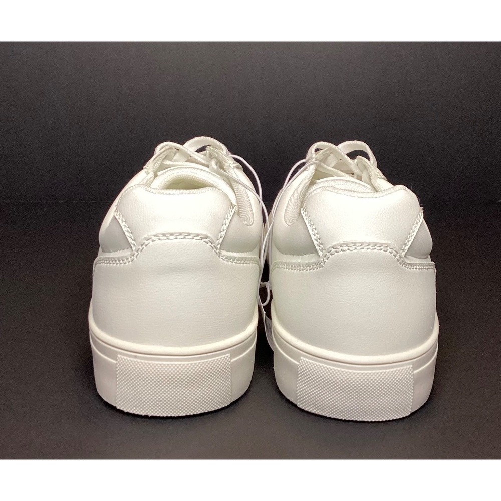 Perry Ellis Faux Leather Casual Dress Sneaker Men's Size 9.5 White NIB - Picture 5 of 6
